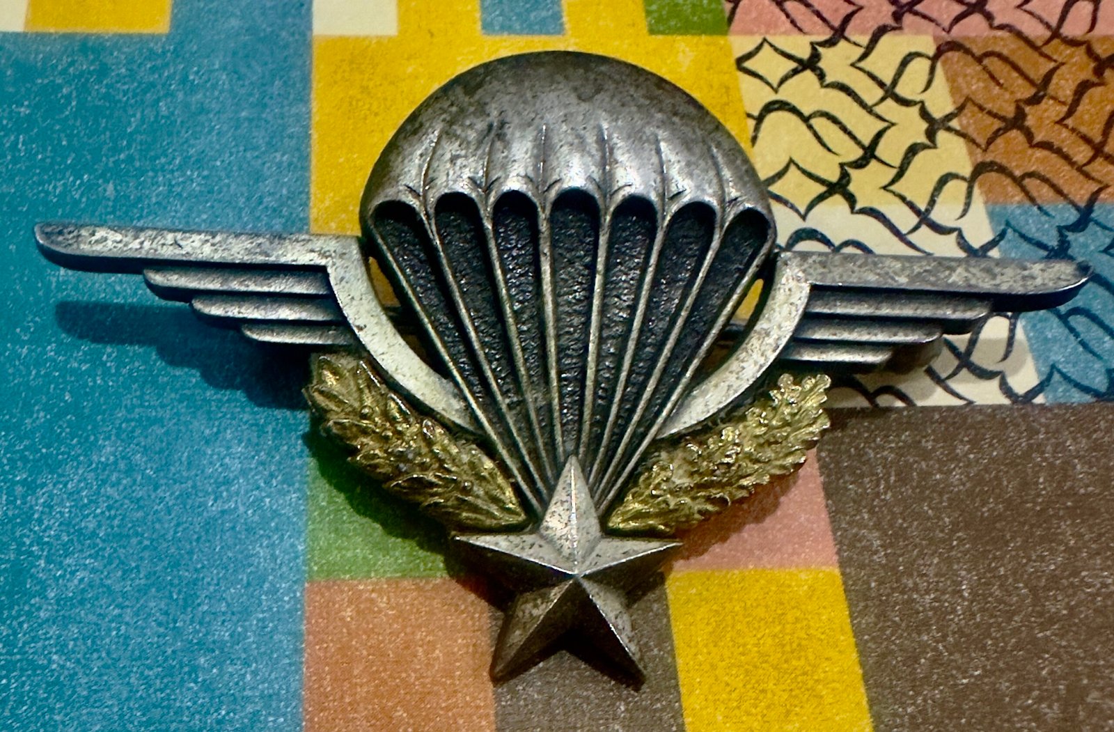 Indochina War -Original French Airborne Parachute Insigne #1