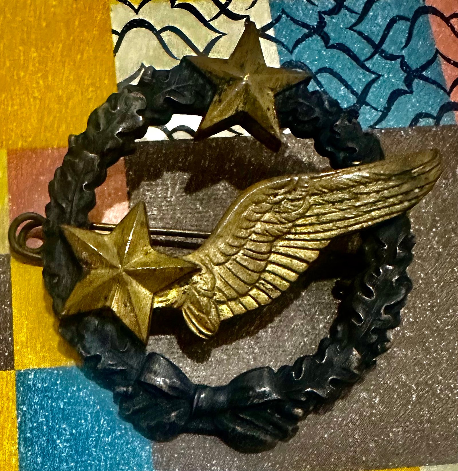 Cocochine War- French 1st Star Airborne General Parachute Wings Insigne
